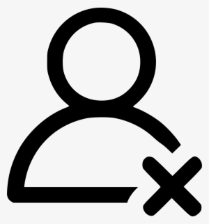 Close Admin Delete Cancel Person Man People Customer - Cancel Customer Icon #1396537