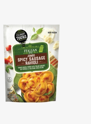 Italian Style Jumbo Spicy Sausage Ravioli #1396937