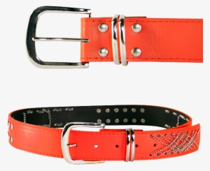 Womens Belt Png Clipart - Casual Belts Womens Chains & Studs Red Pvc Belt #1397917