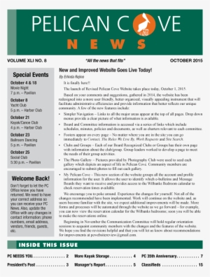 Pelican C N E W S Volume Xli No - Paper #1397933