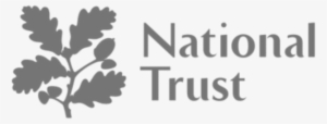 National Trust Logo - National Trust White Logo Png #1398267