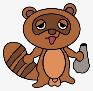 Japanese Raccoon Dog Drawing Cartoon Comics Logo - Japanese Cartoon Animals #1398511