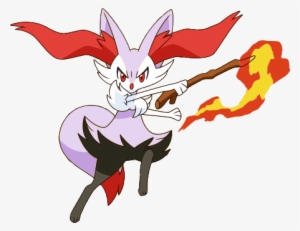 Shiny Braixen Xy3 - Braixen Anime Png #1398975