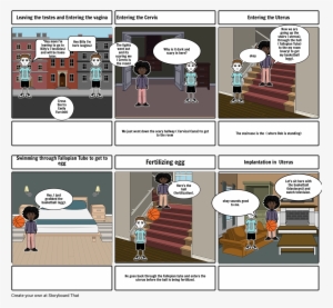 Leaving The Testes And Entering The Vagina "hey Mom - Cartoon #1399048