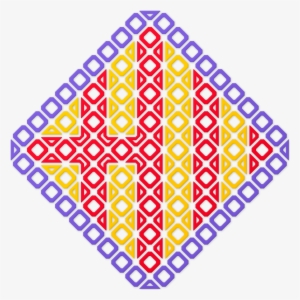 Barcelona Coat Of Arms In Eixample Blocks - Eixample Graphic Design #1399098