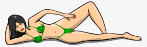 This Free Clipart Png Design Of Bikini Girl 2 #1399485