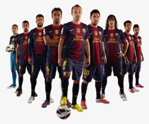Fc Barcelona Soccer Camp - Fc Barcelona Players Png #1399678