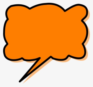 Orange Callout #1399887