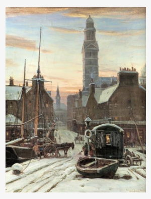 A View Of William Street From Mid Quay, Greenock - Greenock Paintings #140117