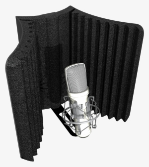 View Larger - Auralex Acoustics Mudguard V2 Microphone Shield With #140118