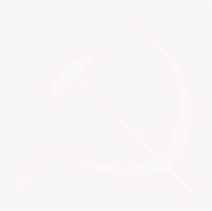 White Hammer And Sickle - White Hammer And Sickle Transparent #140588
