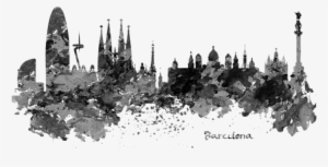 Bleed Area May Not Be Visible - Black Skyline Barcelona #141139