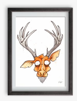Forest Grump Art Print - Elk #141165