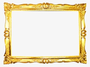 Ornate Gold Frame - Gold Frame Transparent Background #141378