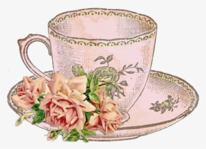Teacup Clipart Outline Source - Vintage Tea Cup Clipart #141447