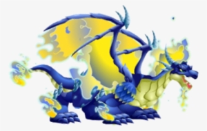 Blue Fire Dragon 3d - Illustration #141515