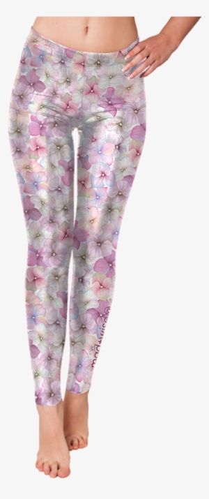 Flowers Watercolor Pattern Leggings - Leggings #141629