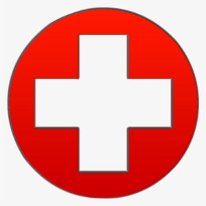 Red Cross Symbol Clipart Clip Transparent Library - Drapeau Suisse Rond ...
