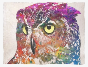Owl Fleece Blanket #141918