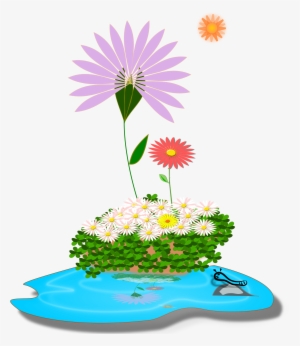 This Free Icons Png Design Of Flor No Lago #142287
