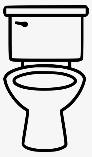 Lavatory Bowl Bathroom Wc Restroom Toilet Comments - Black And White Toilet Png #142519
