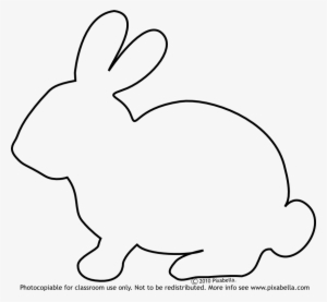 Http - //www - Pixabella - Com/wp Rabbit - Molde De Coelho Para Colorir #142537