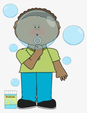 Text Bubble Clipart Transparent Png - Bubble Blowing Clip Art #142687