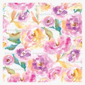 Wild Watercolor Flower Pattern - Niedliche Handgemalte Watercolor-blumen Visitenkarte #143140