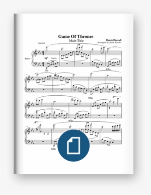 Game Of Thrones Main Theme Sheet Music On Scribd - Ice And Fire Sheet Music Game Of Thrones #143181
