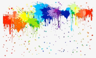 This Reminds Me Of Target Because They Have Stuff In - Rainbow Paint Splatter #143232