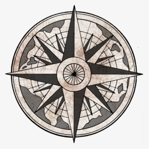 Rose Gm Info - Old Compass Drawing Transparent #143762