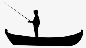 Boat Silhouette - Fishing #144073