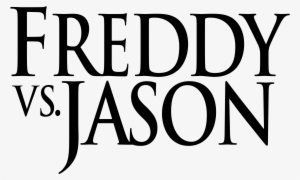 Clipart Black And White Stock Logo Png Svg Vector Freebie - Freddy Vs Jason Title #145083