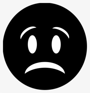 Sad Face Black And White - Signo De Interrogacion Icono #145172