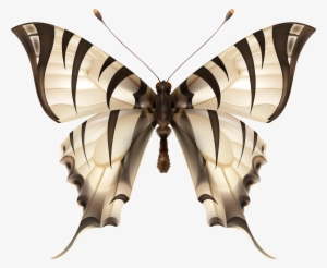Butterflies Clipart Zebra - Vector Graphics #145196