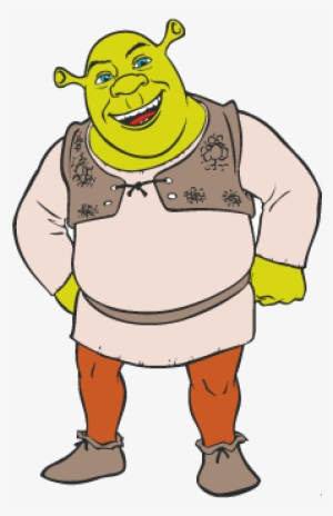 Shrek Character Vector - Valstick Shrek Cartoon Wall Decal Sticker 16 X 25 #145369