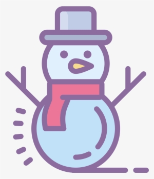 This Icon Has A Lot Of Circular Shapes - Snowman #145516