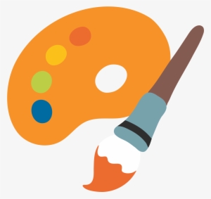 Vector Paintbrush Emoji Paint Png Transparent Stock - Paint Emoji #145987
