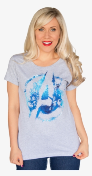 Avengers Watercolor Tee - Avengers Classic Folding In Line Scooter #146048