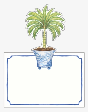 Potted Palms Die-cut Place Cards 96 Ct - Houseplant #146431