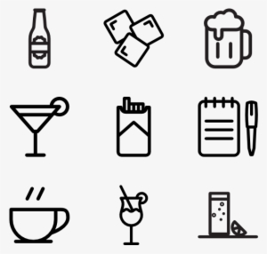 Alcohol Packs Svg Psd Png Eps - Bar Icons #146803