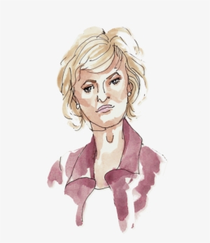 Tina Brown, Illustration By Alison Garwood-jones - Sketch #147193