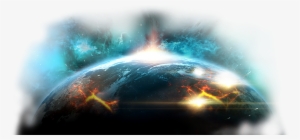 Galaxy Png Transparent Images - Planet On Fire Transparent #147240