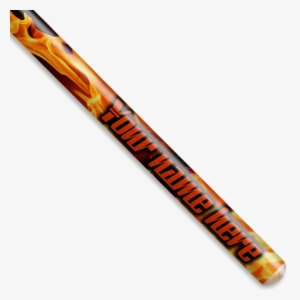 Realistic Flames Personalized Custom Drumsticks - Orange #147648