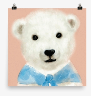 Watercolor Bear - Uxcell Polyester Bear Pattern Home Office Car Multifunction #147649