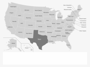 Us Map Texas Highlighted #147804 Us Map Texas Highlighted #147804
