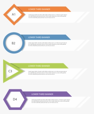 Banners Png Free - Banner Lower Third Png #148153