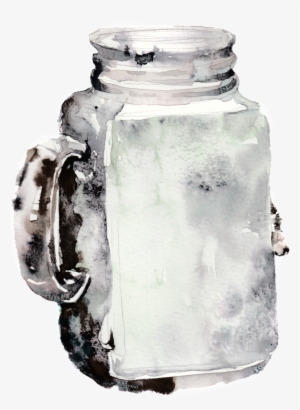 Creative Water Glass Ink Painting Transparent Watercolor - Watercolor Painting #148277