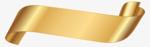 Gold Ribbon Banner Png #148453