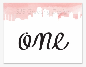 Kc Water Color Table Number - Calligraphy #148539